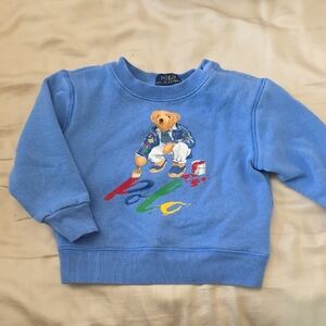 Polo by Ralph Lauren Kids Blue Bear Sweatshirt